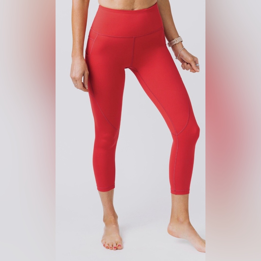 ZYIA Active Red Leggings